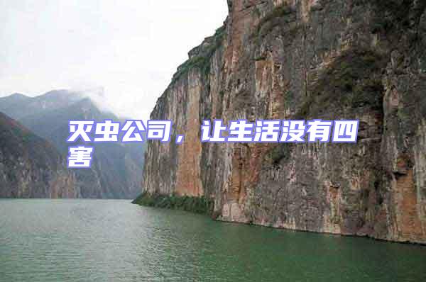 滅蟲公司，讓生活沒(méi)有四害