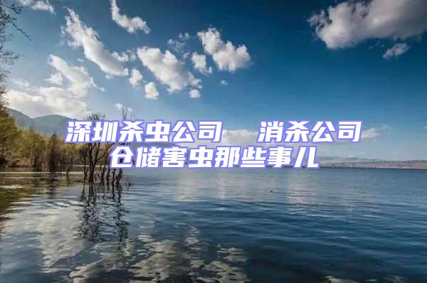 深圳殺蟲公司 消殺公司倉儲害蟲那些事兒