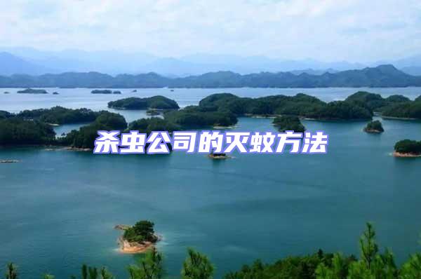 殺蟲(chóng)公司的滅蚊方法