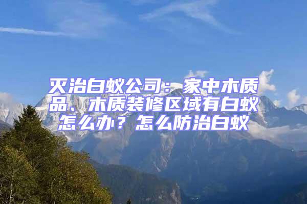 滅治白蟻公司:家中木質(zhì)品、木質(zhì)裝修區(qū)域有白蟻怎么辦?怎么防治白蟻