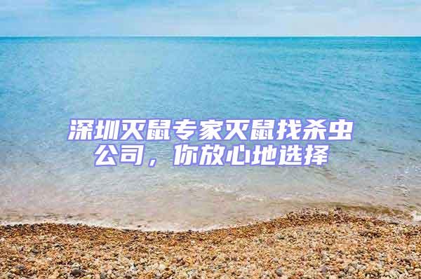 深圳滅鼠專家滅鼠找殺蟲公司,你放心地選擇