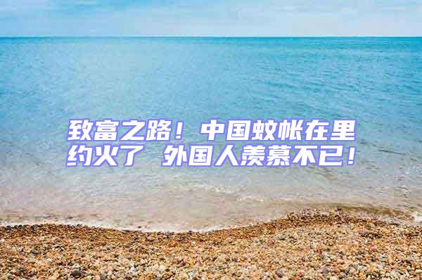 致富之路!中國蚊帳在里約火了 外國人羨慕不已!