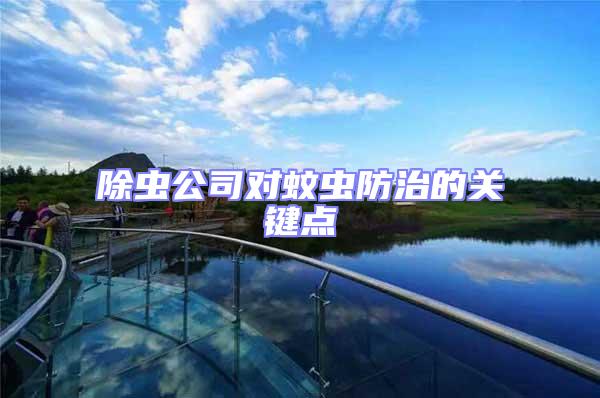 除蟲公司對(duì)蚊蟲防治的關(guān)鍵點(diǎn)