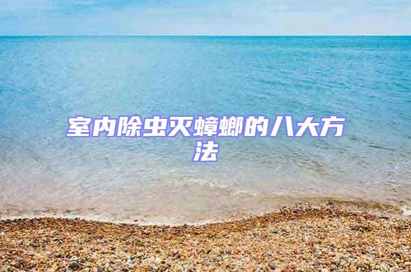 室內(nèi)除蟲(chóng)滅蟑螂的八大方法