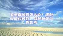 家里有蟑螂怎么辦？哪種蟑螂藥最好，各種蟑螂藥的區別